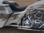 H D Custm stretched tank overlays w/ flaired side covers