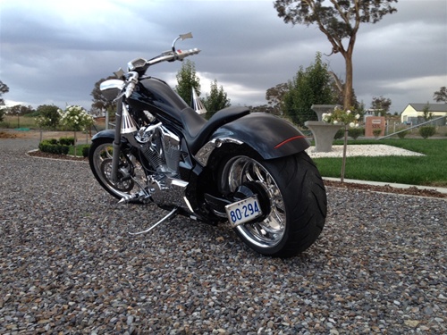 Rear tire size honda fury #6
